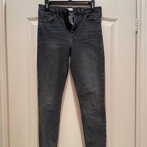 Top Shop Gray Jamie Jeans 30 x 30